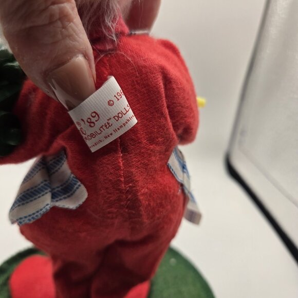 Vintage 1989 Annalee 6" Smiling Santa Claus Workshop Painting Train - Picture 7 of 7